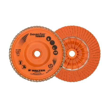 Walter Surface Technologies Enduro-Flex Turbo 5"X 5/8"-11 Gr80 Pk10 06A508